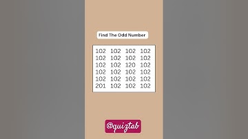 Find the different odd number #quiz #evennumber #puzzle #numberwonders #oddnumber