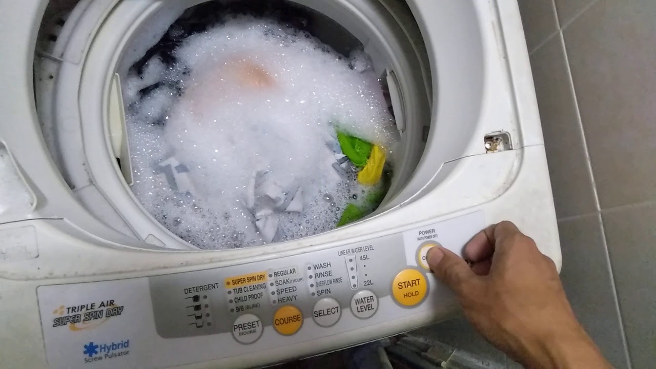toshiba washer machine testing(1) YouTube