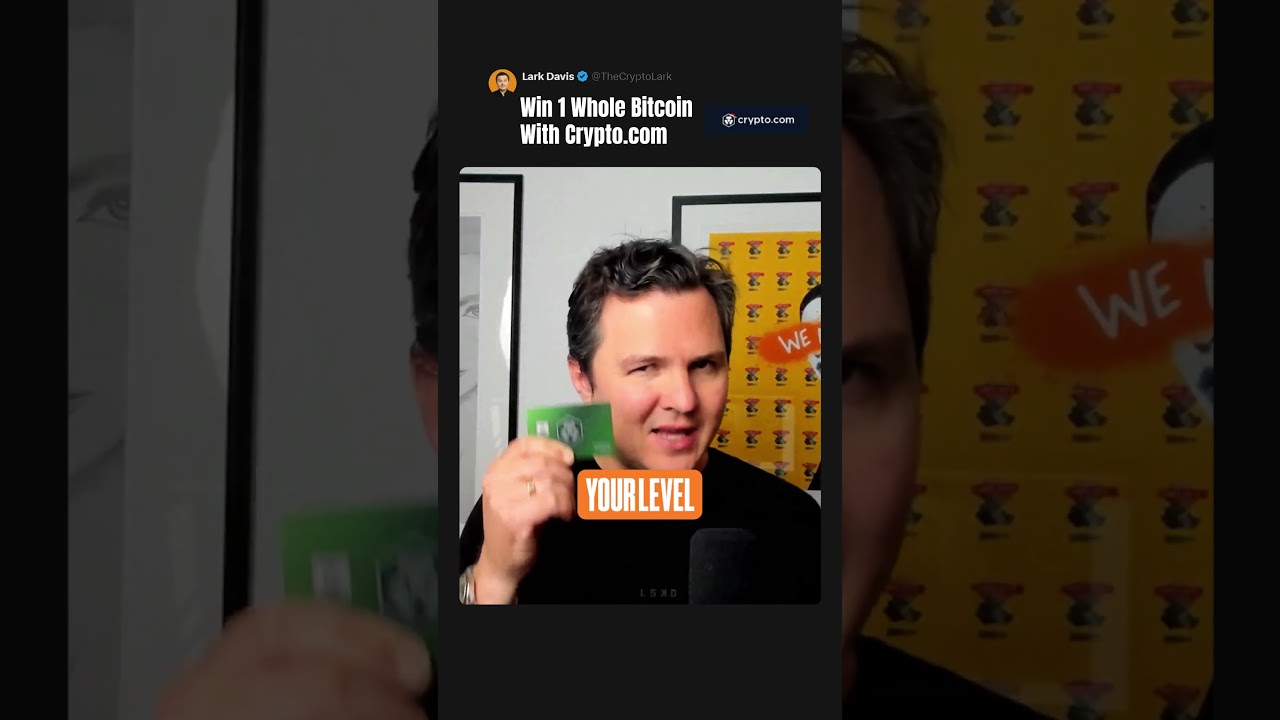 Win 1 Whole Bitcoin With Crypto.com - YouTube