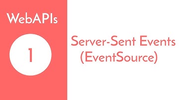 WebAPIs - Server Sent Events Demo