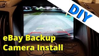 Ford Escape Backup Camera Installation to MFT: HOW TO ESCAPE