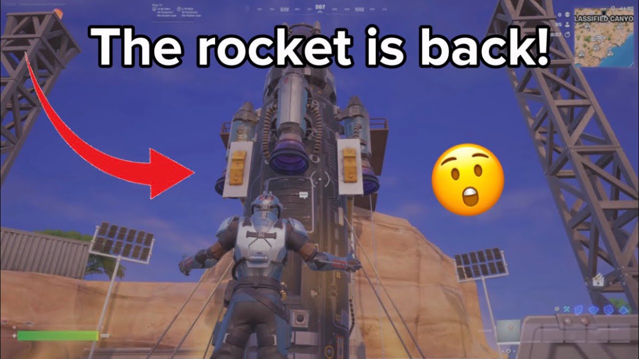 The Rocket is back in Fortnite Battle Royale!!🚀