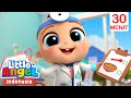 Dokter Bayi Akan Menyembuhkanmu! | Little Angel Bahasa Indonesia | Kartun dan Lagu Anak