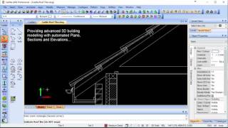 Automated AEC Building Sections and 2D detailing in Caddie AEC .dwg software screenshot 2