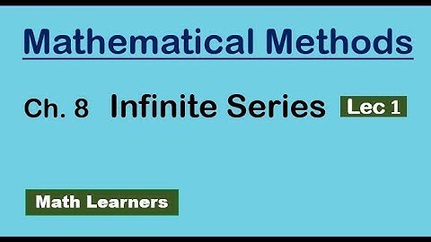 Ch 8 Infinite series Lec 1 definition of sequence for BSc , BS Math