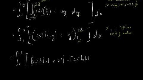 14 1 Iterated Integrals, Area in Plane