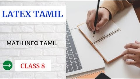 Prepare two Columns Question paper using Enumerate in Latex | Tamil | Part -2 @mathinfotamil5363