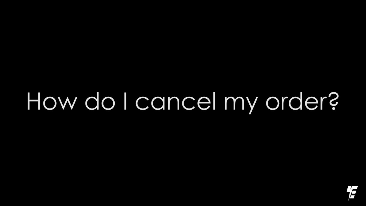 How Do I Cancel My Order? FAQ ElectroThreads YouTube