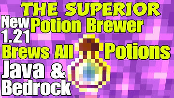 The Superior Potion Brewer!!! (Easy & Simple) [Minecraft Bedrock & Java 1.21] #minecraftredstone