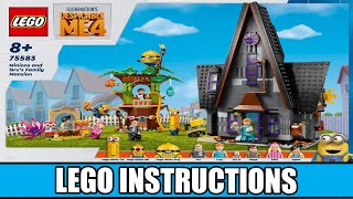 LEGO Instructions - Despicable Me - 75583 - Minions and Gru's Family Mansion - All Books