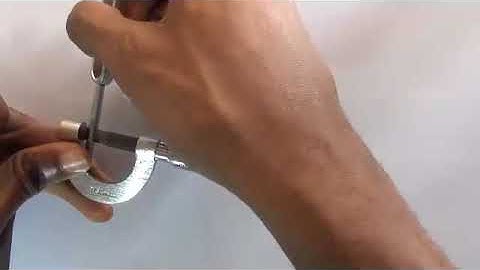 Micrometer Screw Gauge