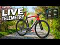 Full Cycling Session With Live Speed & Heart Rate Data #racebike #lungproblems #bikeride #cycling