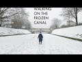【Vlog】異様な光景！ベルリンに大雪が降った日。Walking on the frozen canal in Berlin.