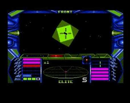 Amiga Elite docking sequence with music