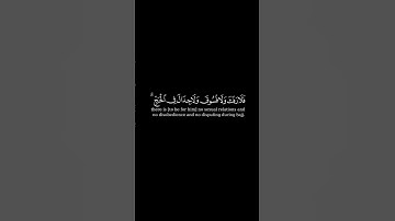 الحج أشهر معلومات - القارئ #محمد_البارقي #سورة_البقرة#كرومات_الحج#قرآن #اكسبلور #quran #trending