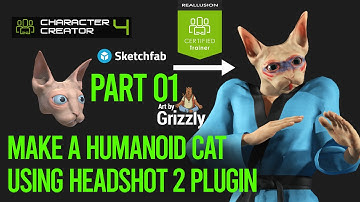 Creating a Humanoid Cat with Headshot 2.0 | Character Creator 4 Tutorial - Part 01