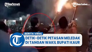 Video Detik-detik Petasan Meledak di Tangan Wakil Bupati Kaur Bengkulu Saat Rayakan Malam Tahun Baru