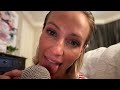 ASMR Mouth Sounds ON the Mic 🎤 Tongue Swirls, Flutters &amp; Spit Painting @madzzworldASMR tribute  🎂