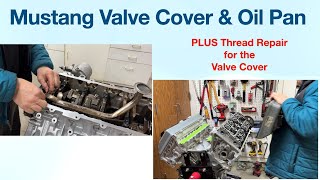 97 Mustang Cobra 4.6L Valve Covers &amp; Oil Pan (Part 16)