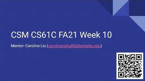[CSM CS61C FA21] Parallel Programming, Cache Coherence