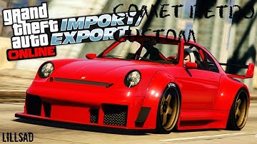 GTA V Online: NEW COMET RETRO CUSTOM full Customization and Gameplay!