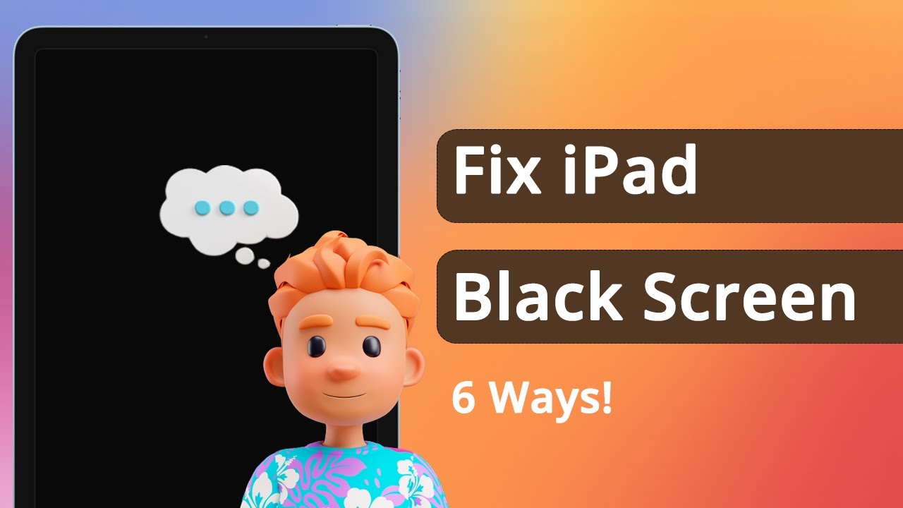 6 Ways Black Screen IPad How To Fix IPad Black Screen Of Death 2024 is-black-screen-of-death-fixable-iphone-youtube
