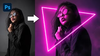 : Neon Light Effect Photoshop Tutorial