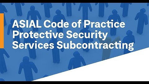 CoP Subcontracting video