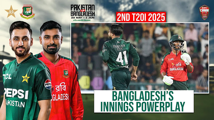 2nd Innings Powerplay | Pakistan vs Bangladesh | 2nd T20I, 2025 | PCB | M2N1A