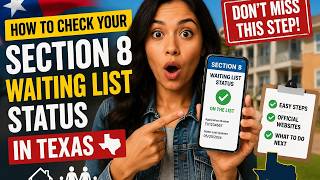 How to check your Section 8 waiting list status in Texas