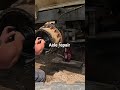 Haul truck axle repair