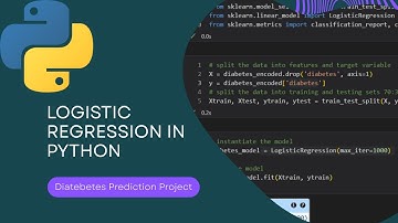 Logistic Regression in Python| Diabetes prediction project | Supervised Machine Learning