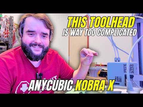 Fixing A Clog On This Crazy Toolhead - Anycubic Kobra X Repair