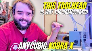 Fixing A Clog On This Crazy Toolhead - Anycubic Kobra X Repair