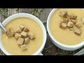 How to Make Cauliflower Soup with Smoked Gouda and Croutons