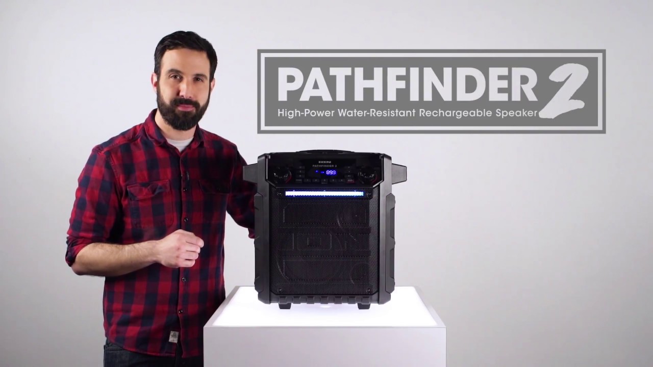 ion audio pathfinder charger bluetooth speaker