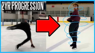 I Learned to Figure Skate (2 Years and 4 Months Progression)