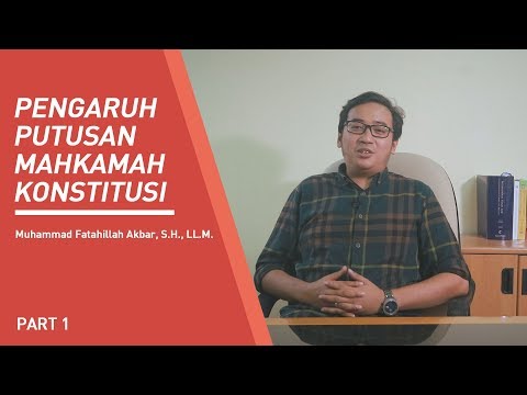 Putusan MK ga ngaruh buat UU Pidana..? PART1