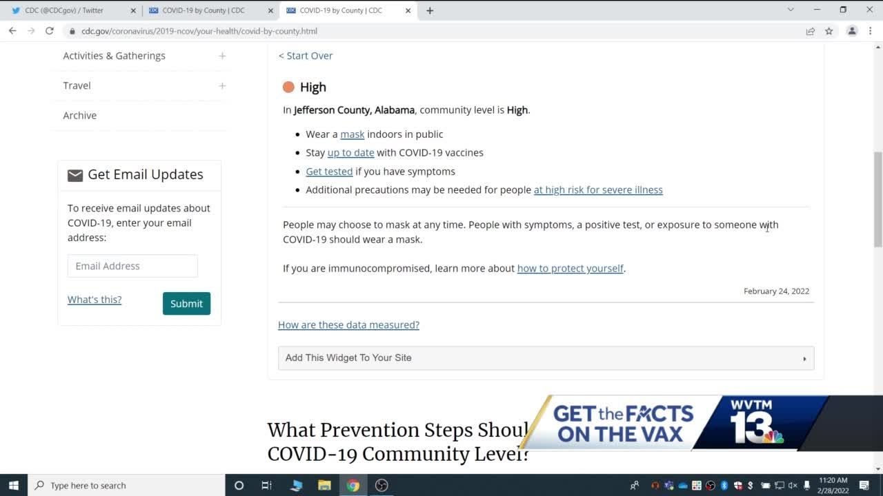 COVID-19 Q&A: How to use the community levels tool on the CDC's website