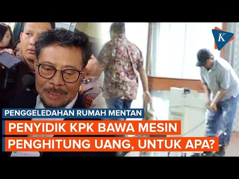 Penyidik KPK Bawa Mesin Penghitung Uang Saat Geledah Rumah Mentan Syahrul Yasin Limpo