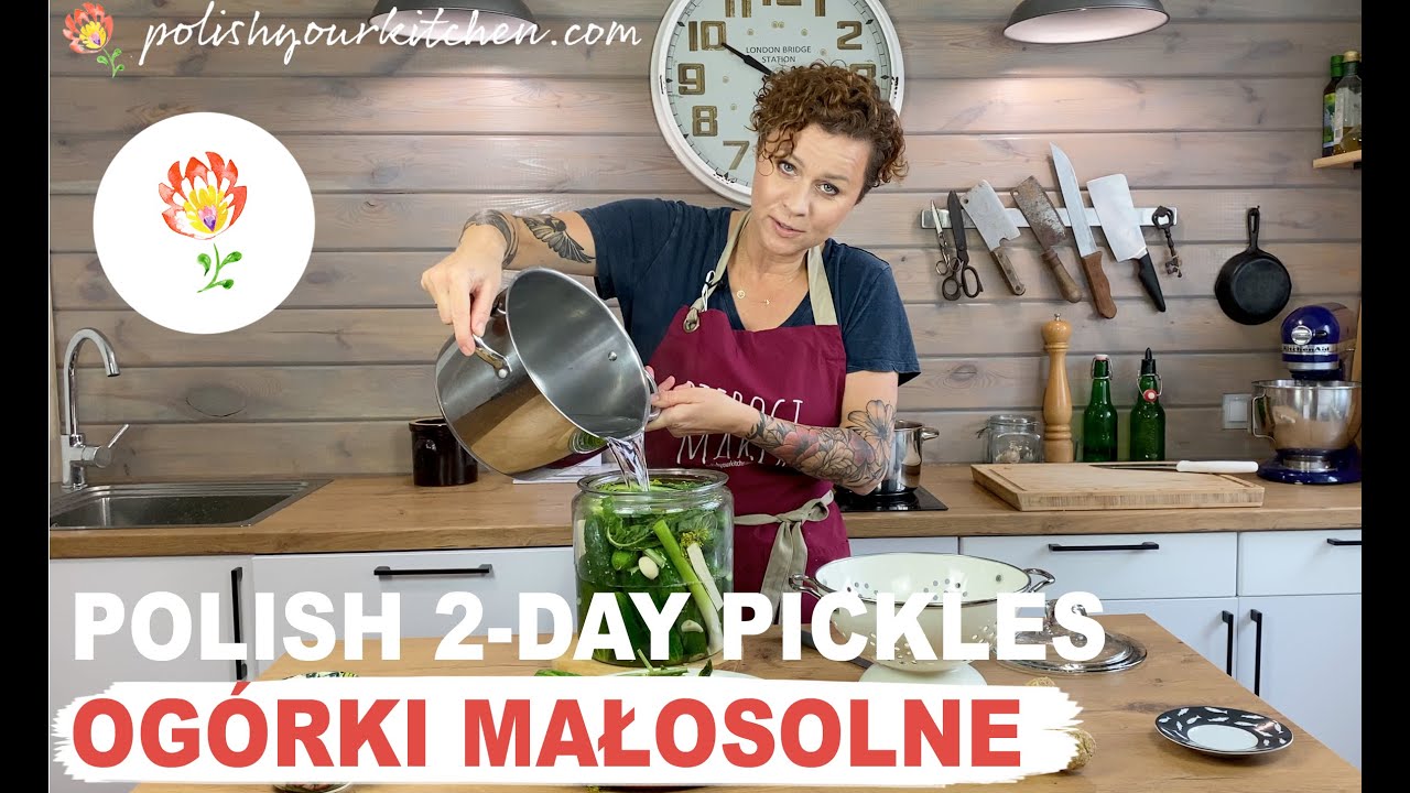 Polish pickles - OGÓRKI MAŁOSOLNE - ready in 2 days - how to make Polish food. | Polish Your Kitchen