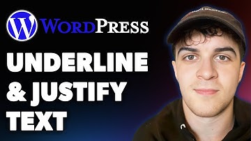 How to Underline and Justify Text in Wordpress (Full 2025 Guide)