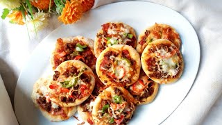 Mini Pizzas Delicious Mini Pizzas Recipe By Ayzah Cuisine