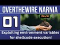 OverTheWire: Narnia Level 1 Walkthrough - Environment variable shellcoded execution!