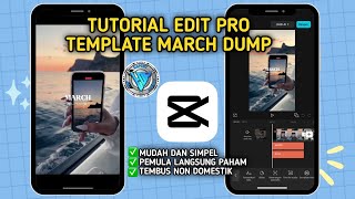 TUTORIAL EDIT PRO TEMPLATE MARCH DUMP