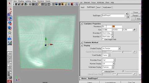 3  Adding emitters and setting resolution & boundaries - TUTORIAL AUTODESK MAYA INDONESIA