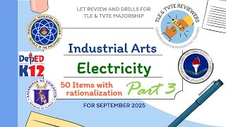 TLE/TVTE Majorship: LET Review (Drill) 50 Items for September 2025 Part 3  ELECTRICITY