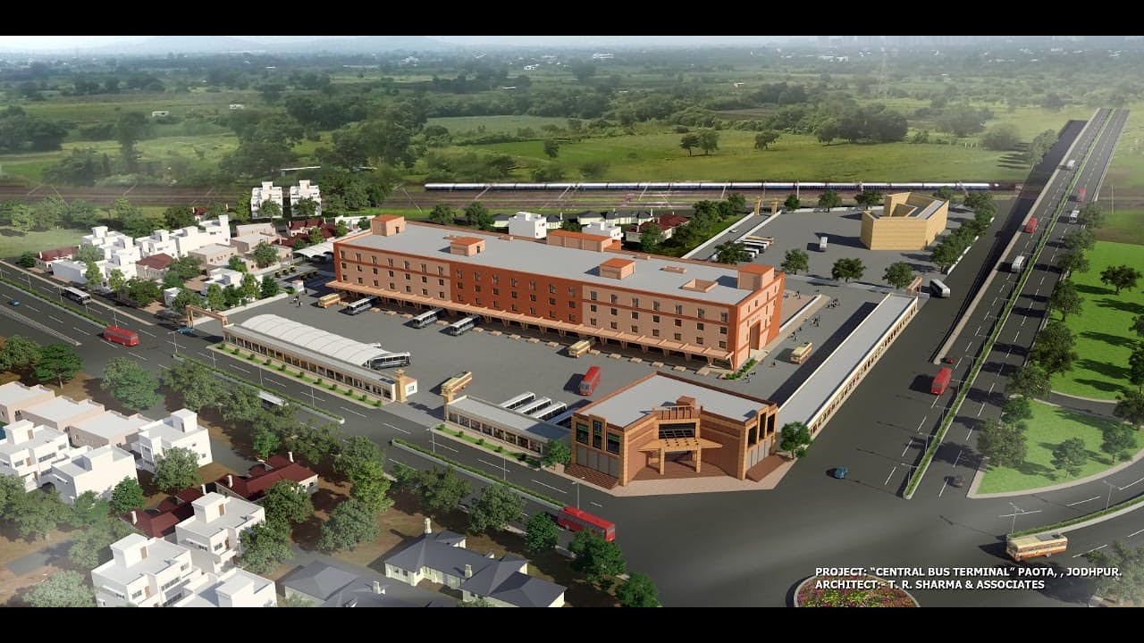 लोकार्पण से पहले देखिए जोधपुर का नया बस स्टैंड