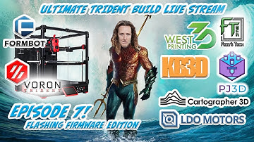 Building a Voron Trident 3D Printer - Upgraded Formbot Pro Kit Assembly: E-7 FLASHING FIRMWARE!