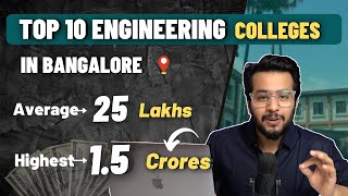 Top 10 Engineering Colleges in Bangalore | 1.5 Crore Placement 🔥 | Comedk | Pessat | Kcet Colleges